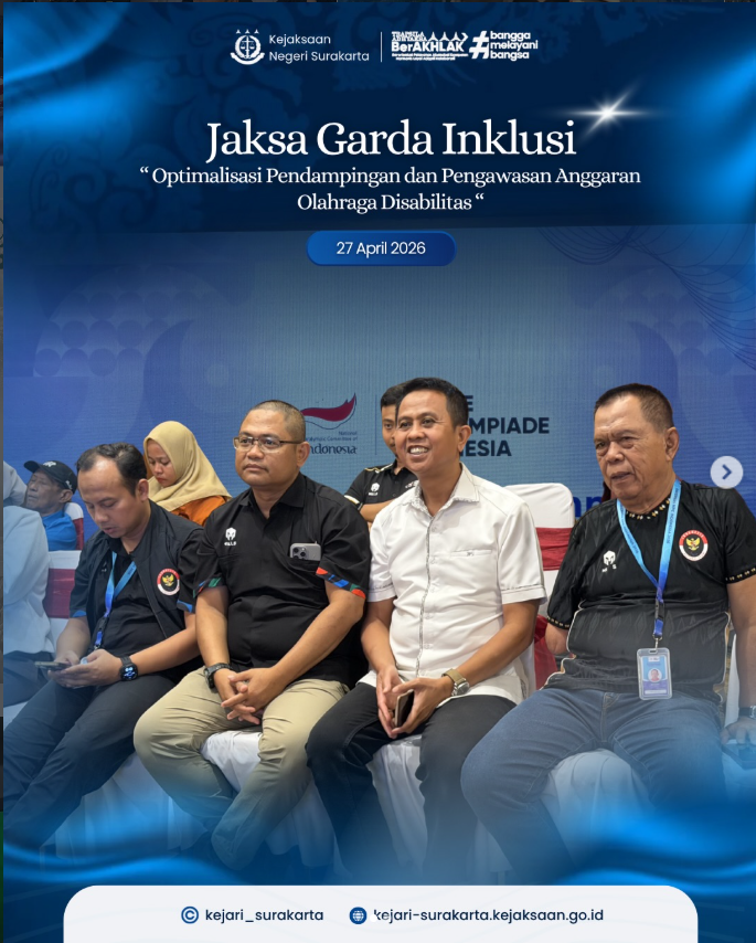 Rapat Kerja Nasional NPC Indonesia: Jaksa Garda Inklusi “Optimalisasi Pendampingan dan Pengawasan Anggaran Olahraga Disabilitas”