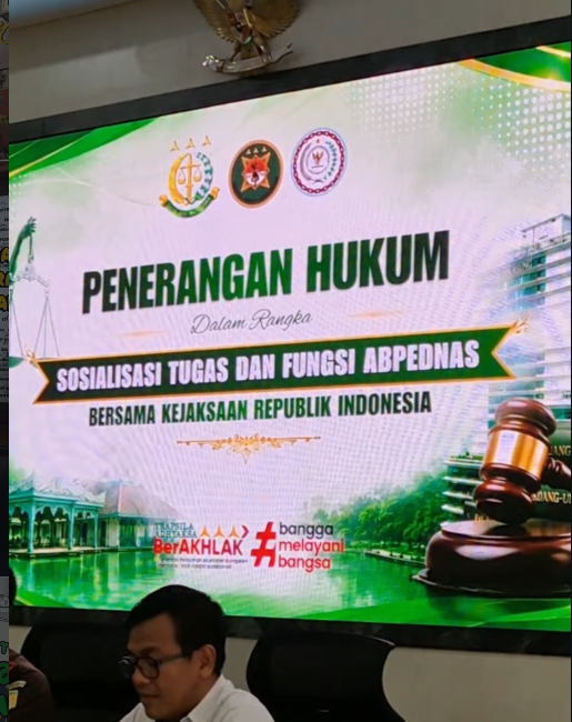 Sosialisasi Tugas dan Fungsi ABPEDNAS Bersama Kejaksaan RI