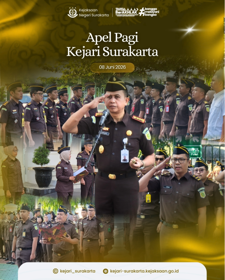 Apel Pagi Kejaksaan Negeri Surakarta