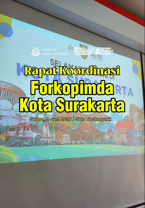 Rapat Koordinasi Pembahasan Politik, Hukum, dan Keamanan (Polhukam) Kota Surakarta