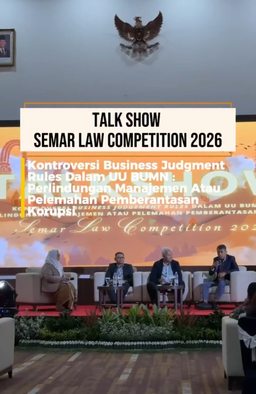 Talk Show Semar Law Competition