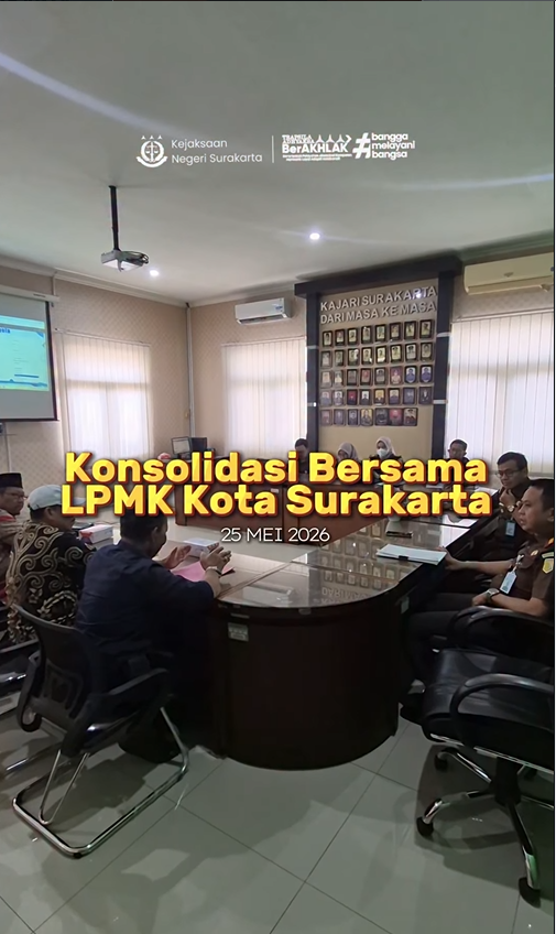 konsolidasi bersama LPMK (Lembaga Pemberdayaan Masyarakat Kelurahan) Kota Surakarta