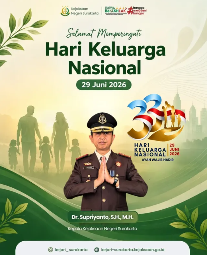 Selamat Memperingati Hari Keluarga Nasional
