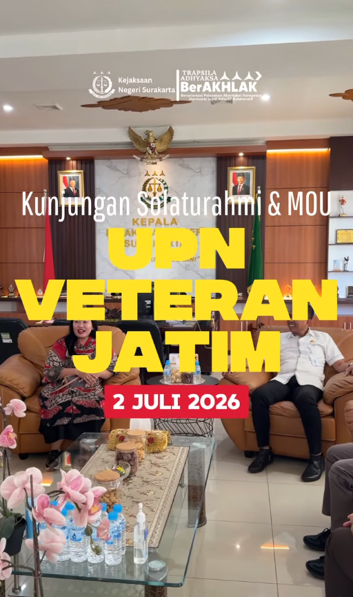 Kunjungan Silaturahmi Dan MOU UPN Veteran Jawa Timur