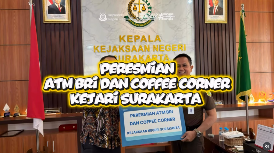 Peresmian ATM BRI Dan Coffee Corner Kejari Surakarta