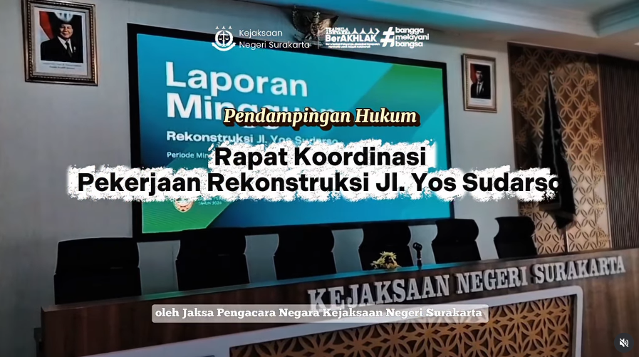 Pendampingan Hukum Rapat Koordinasi Pekerjaan Jl. Yos Sudarso Oleh Jaksa Pengacara Negara Kejaksaan Negeri Surakarta