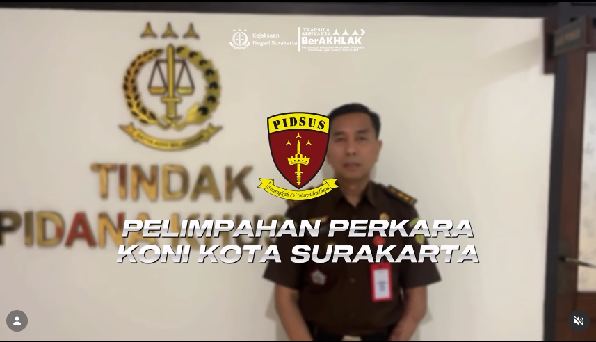 Pelimpahan Perkara Dugaan Tindak Pidana Korupsi KONI ke Pengadilan Tipikor Semarang