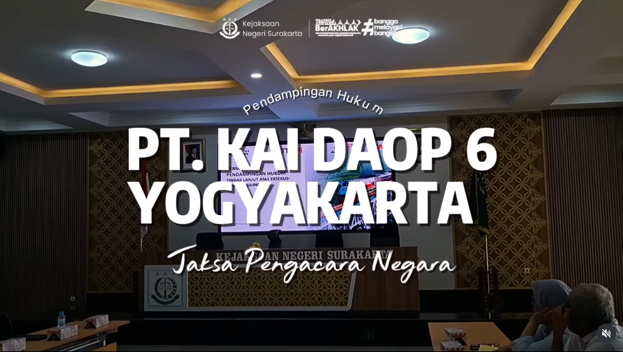 Pendampingan Hukum PT. KAI DAOP 6 Yogyakarta